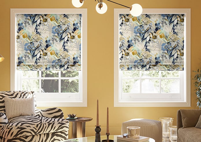 Bali, Navy - Twist&Fit Roman Blind - Image 3